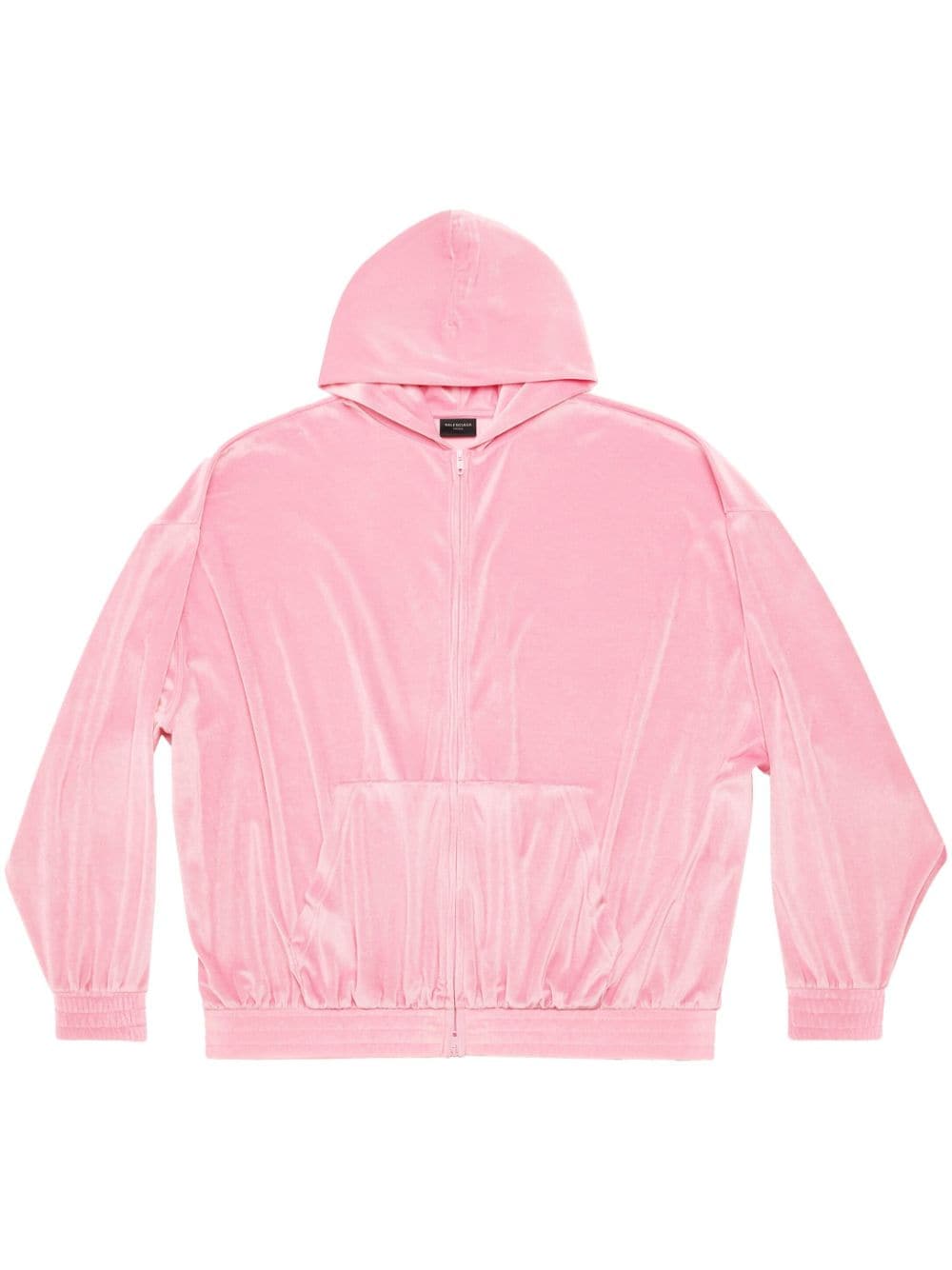 Balenciaga hoodie en velours à logo strassé - Rose Top Merken Winkel